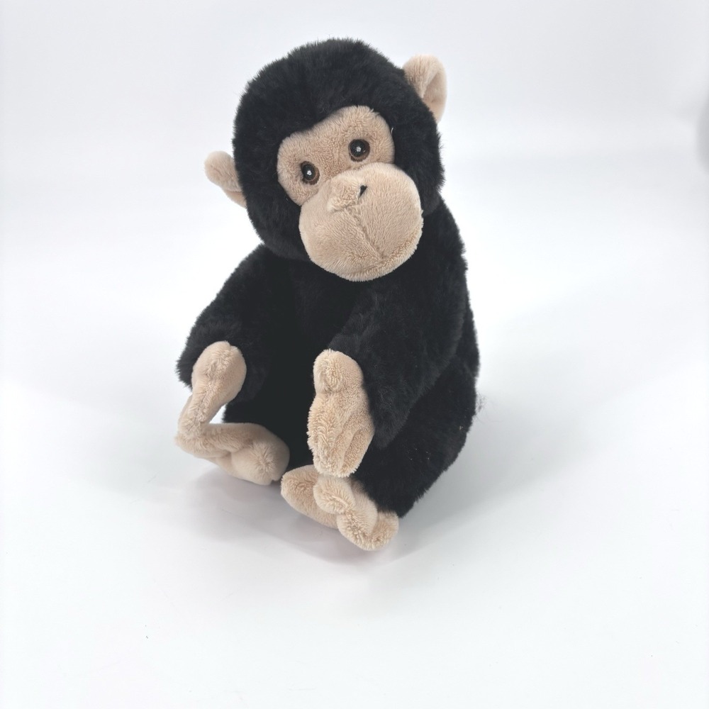 Wild Republic Chimpanzee Plush Stuffed Animal Recycled Sustainable Safari Toy
